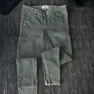 PAIGE Women's Charcoal Skinny Jeans